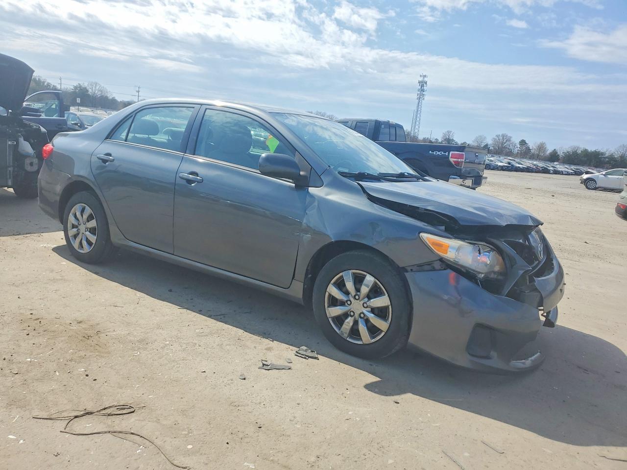2011 Toyota Corolla Le Gray vin: 2T1BU4EE0BC712719