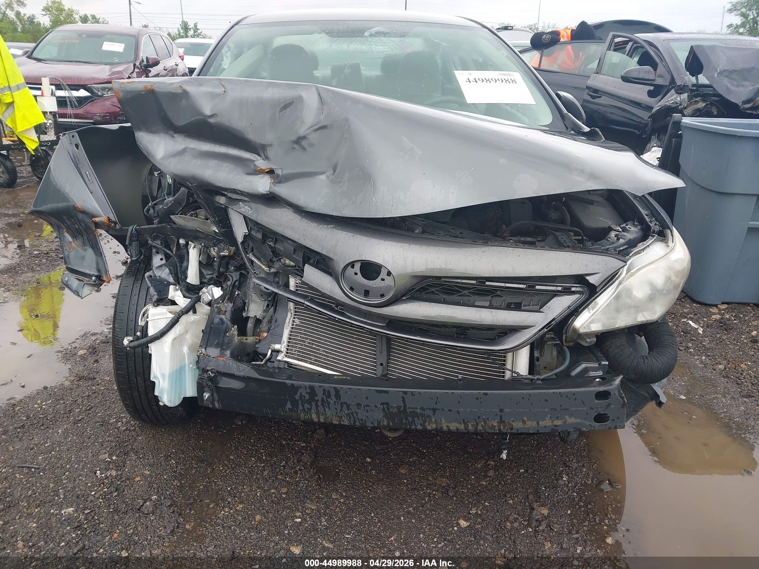 2011 Toyota Corolla Le Gray vin: 2T1BU4EE0BC715541