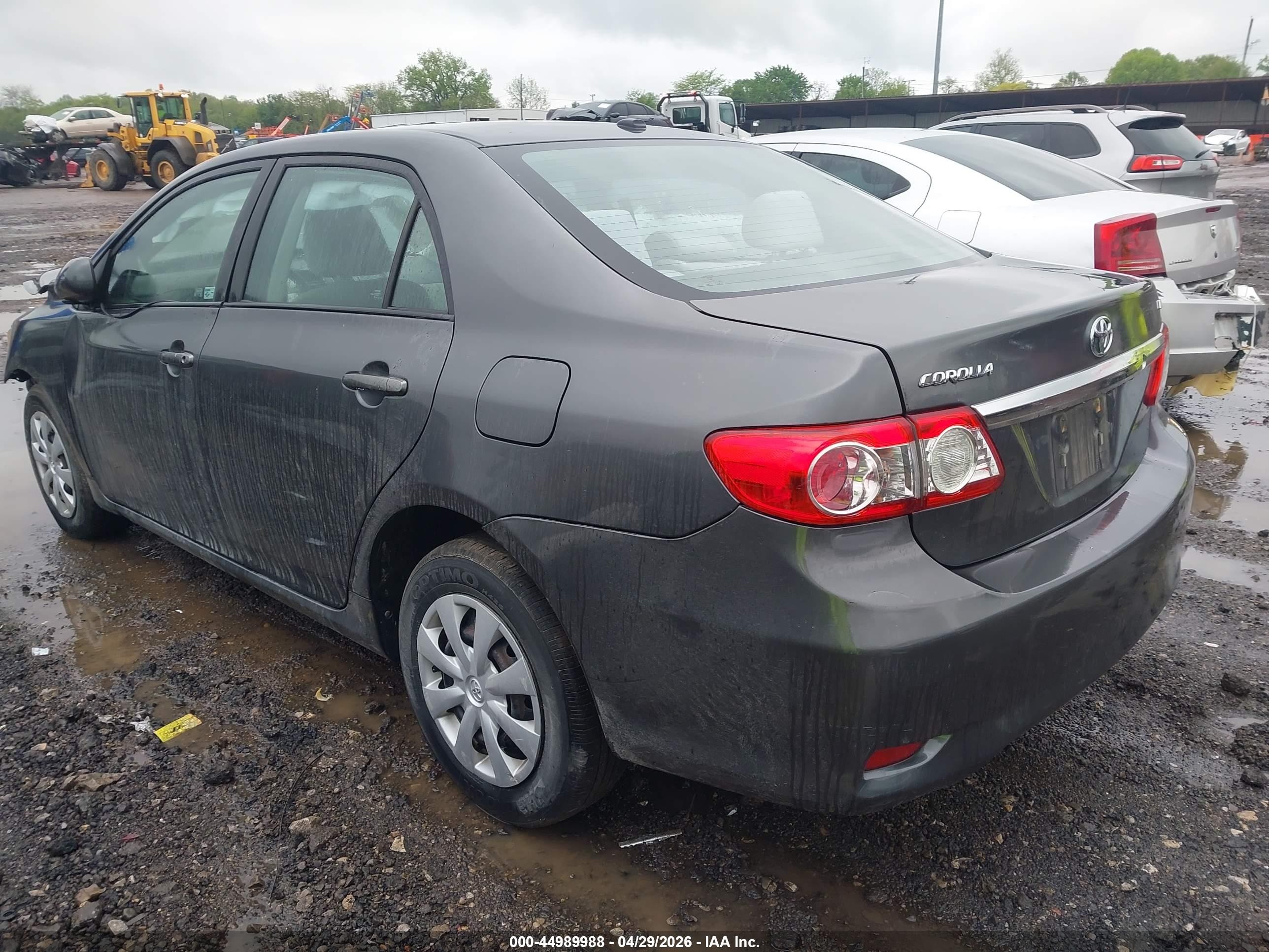 2011 Toyota Corolla Le Gray vin: 2T1BU4EE0BC715541