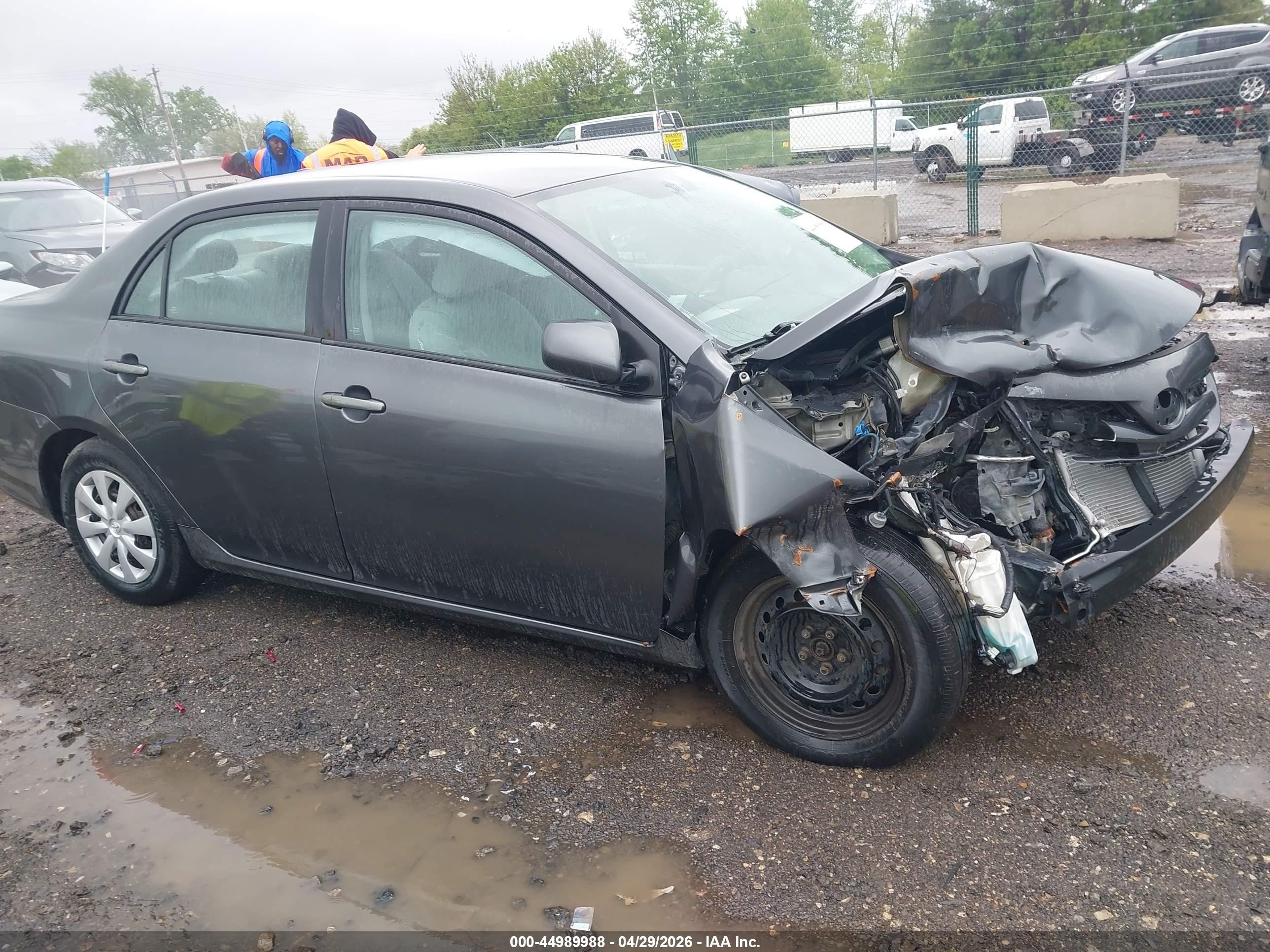 2011 Toyota Corolla Le Gray vin: 2T1BU4EE0BC715541