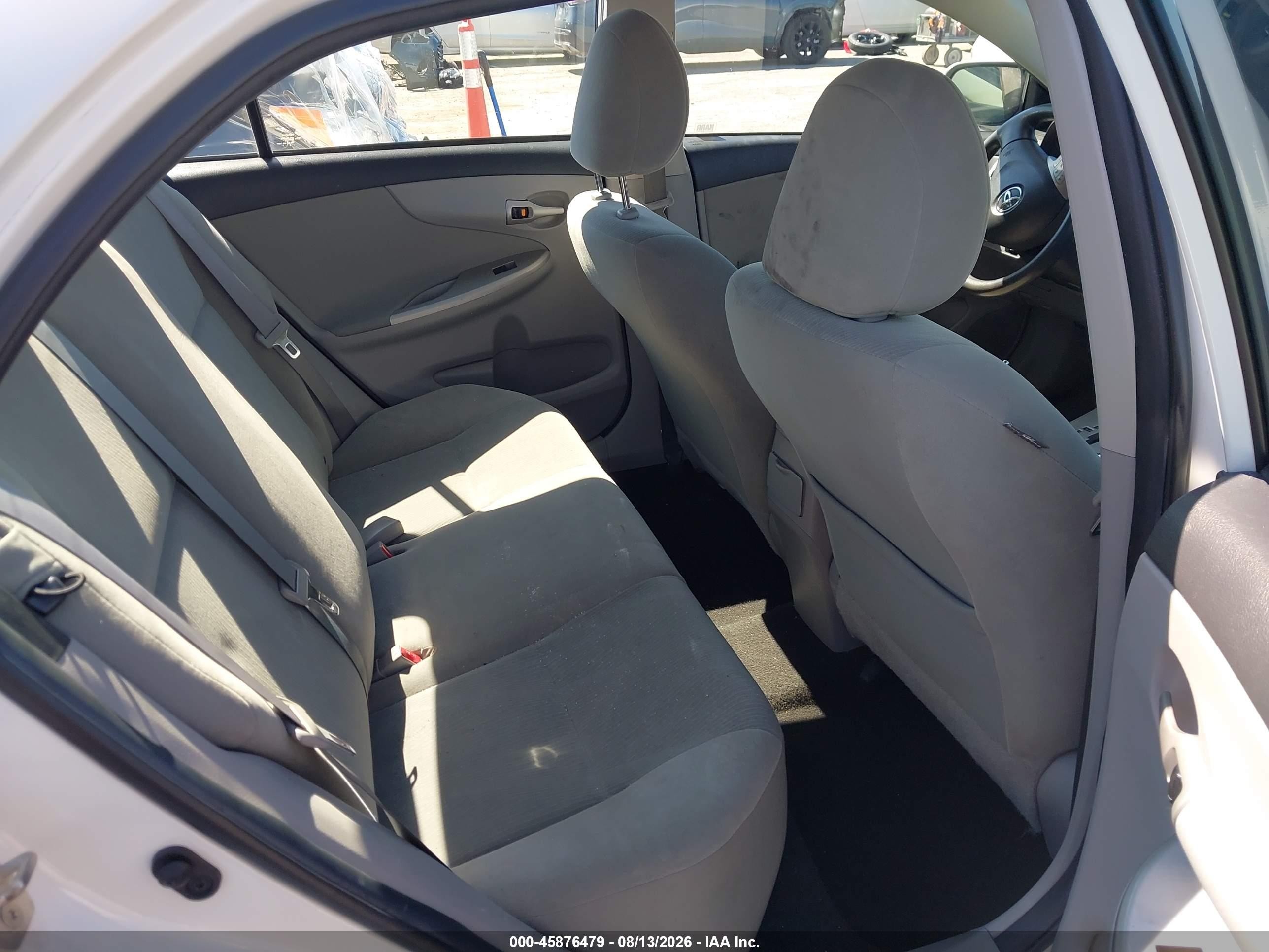 2012 Toyota Corolla Le White vin: 2T1BU4EE0CC758049
