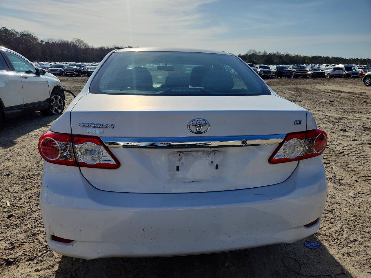 2012 Toyota Corolla Le White vin: 2T1BU4EE0CC765020