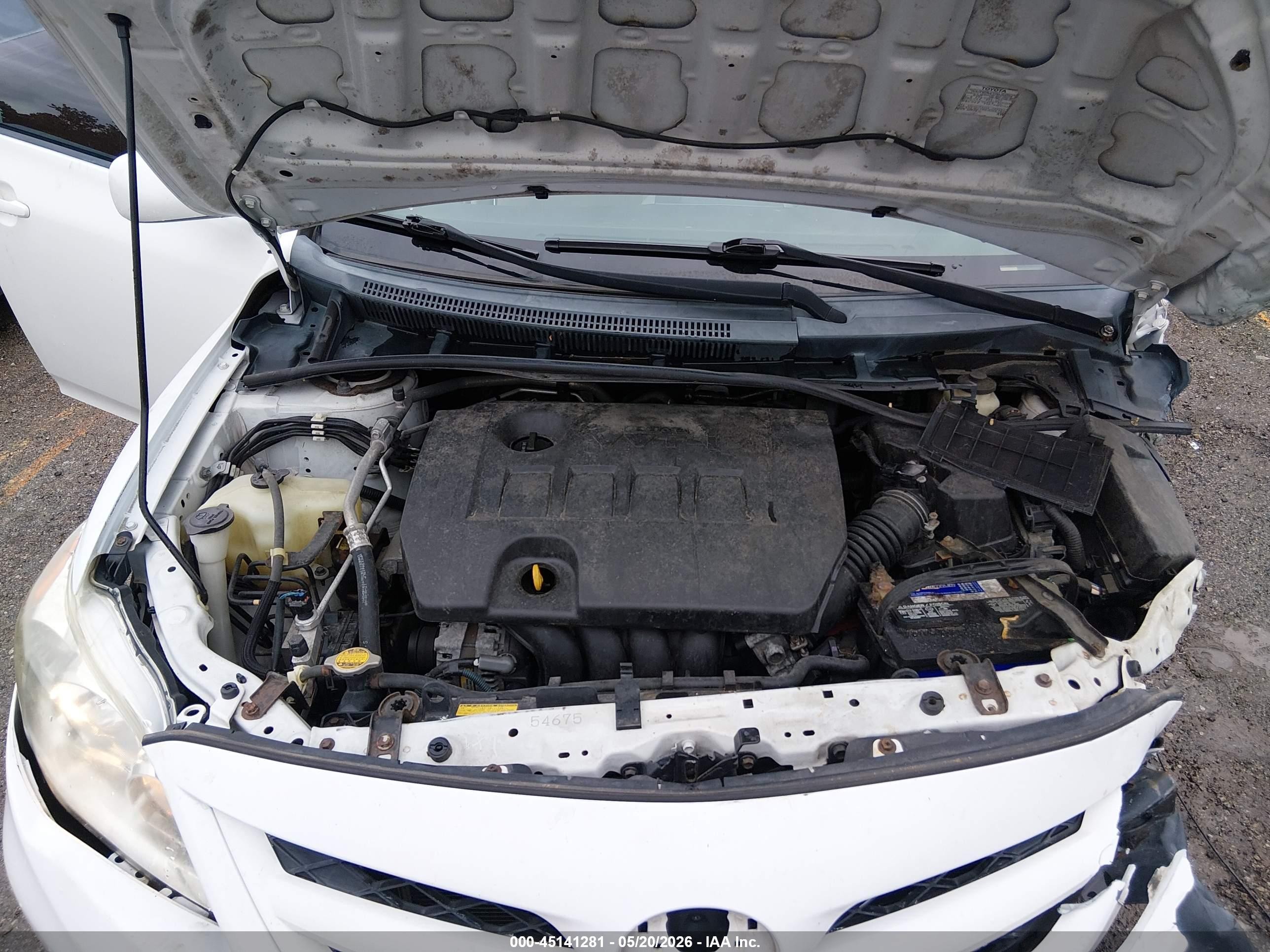 2012 Toyota Corolla Le White vin: 2T1BU4EE0CC766314