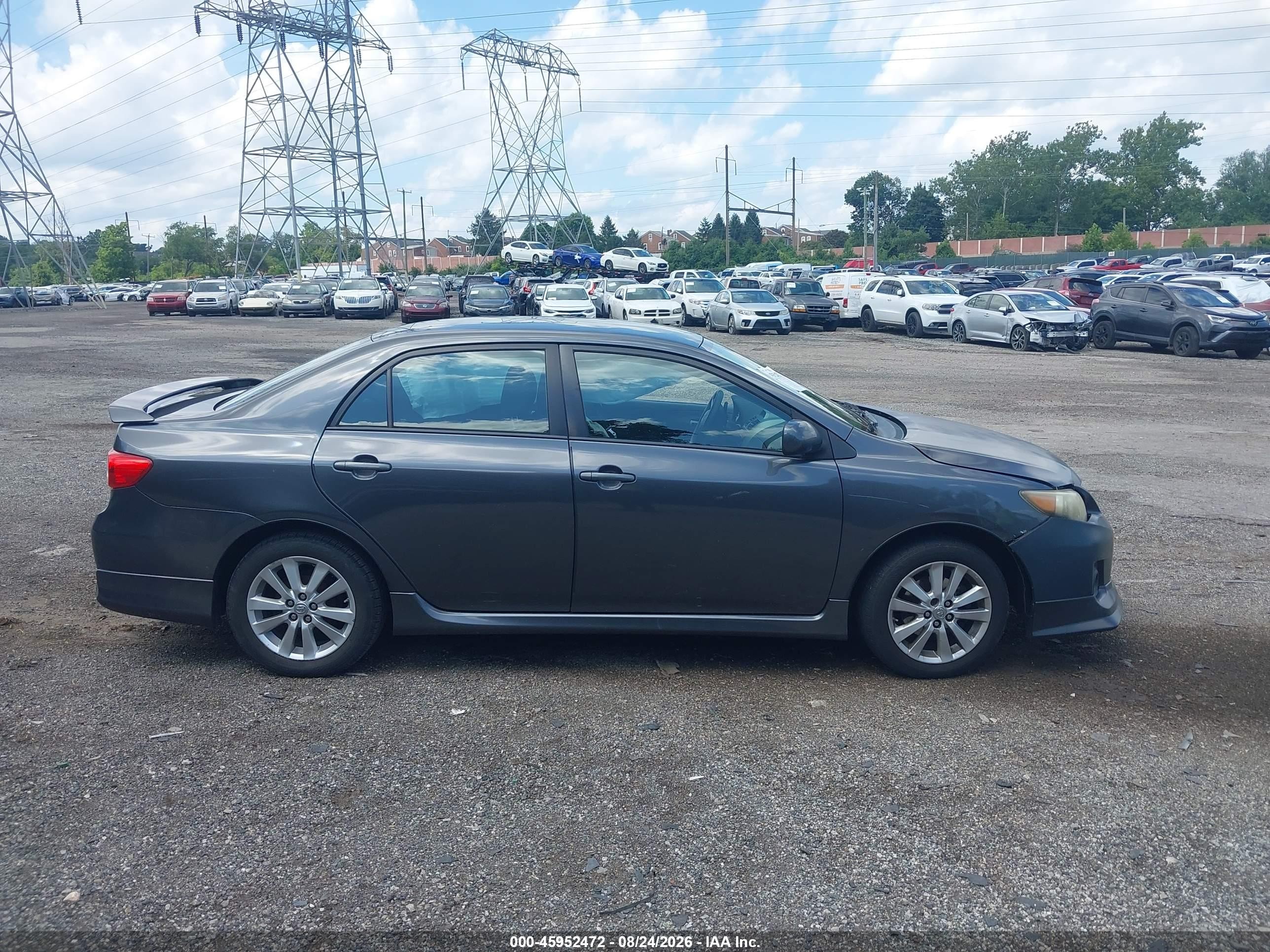 2012 Toyota Corolla S/le Gray vin: 2T1BU4EE0CC768838
