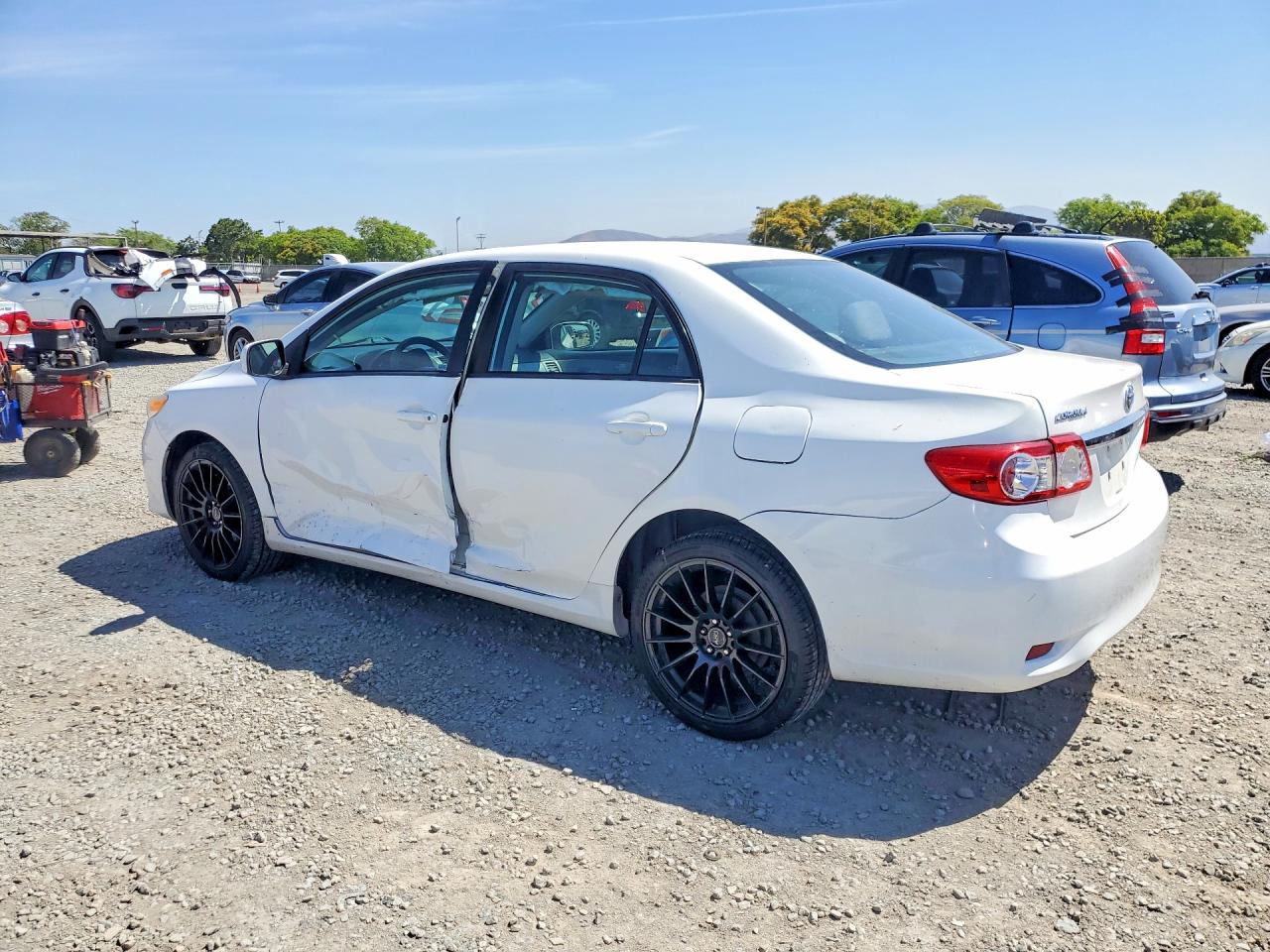 2012 Toyota Corolla Le White vin: 2T1BU4EE0CC787244