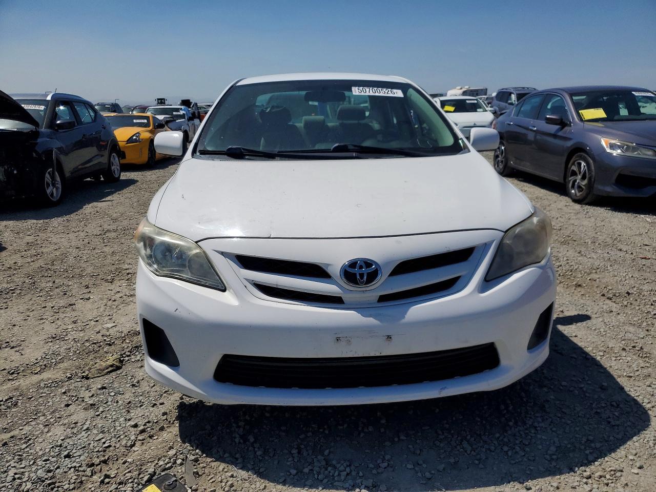 2012 Toyota Corolla Le White vin: 2T1BU4EE0CC787244