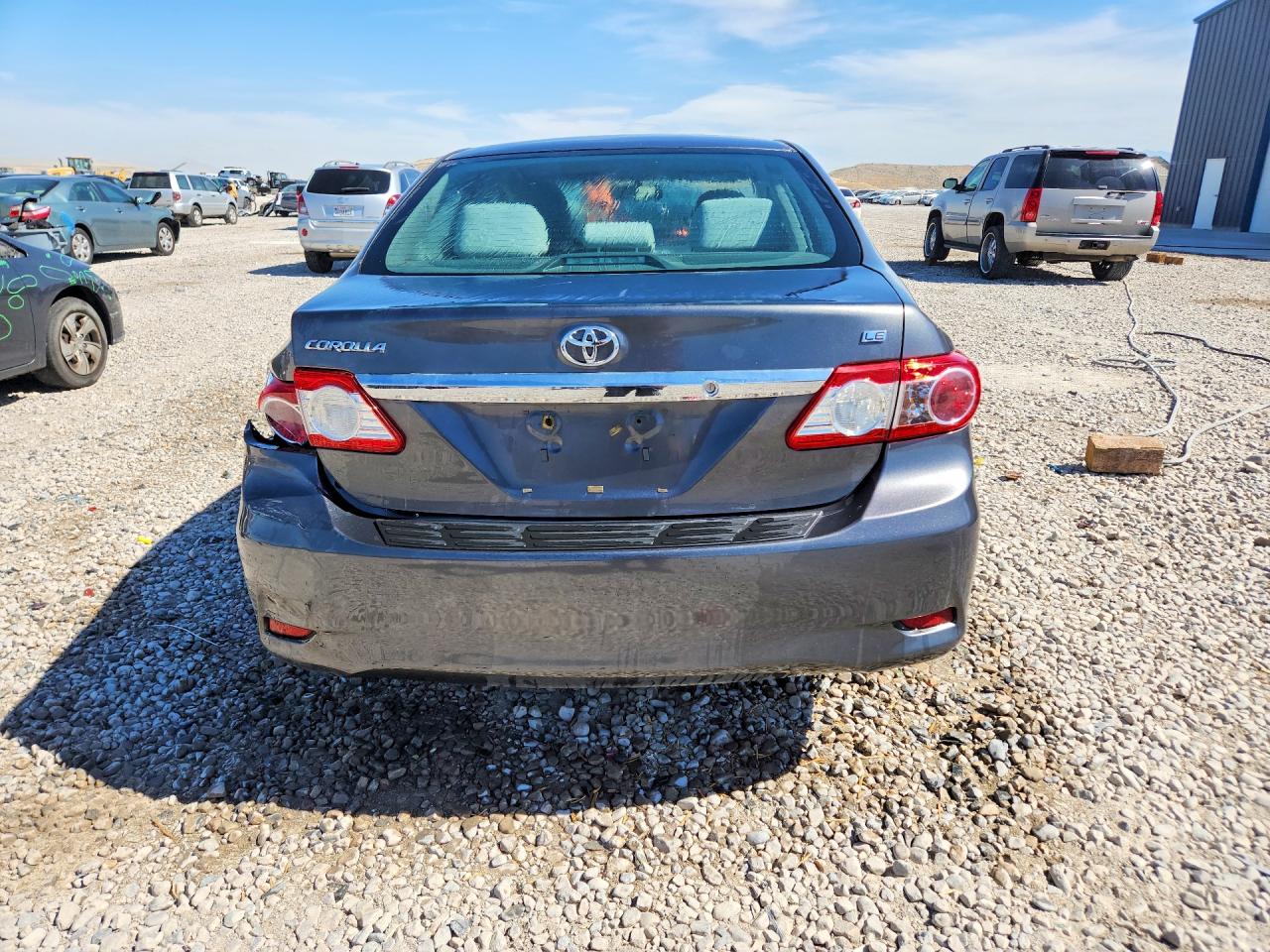 2012 Toyota Corolla Le Gray vin: 2T1BU4EE0CC789883