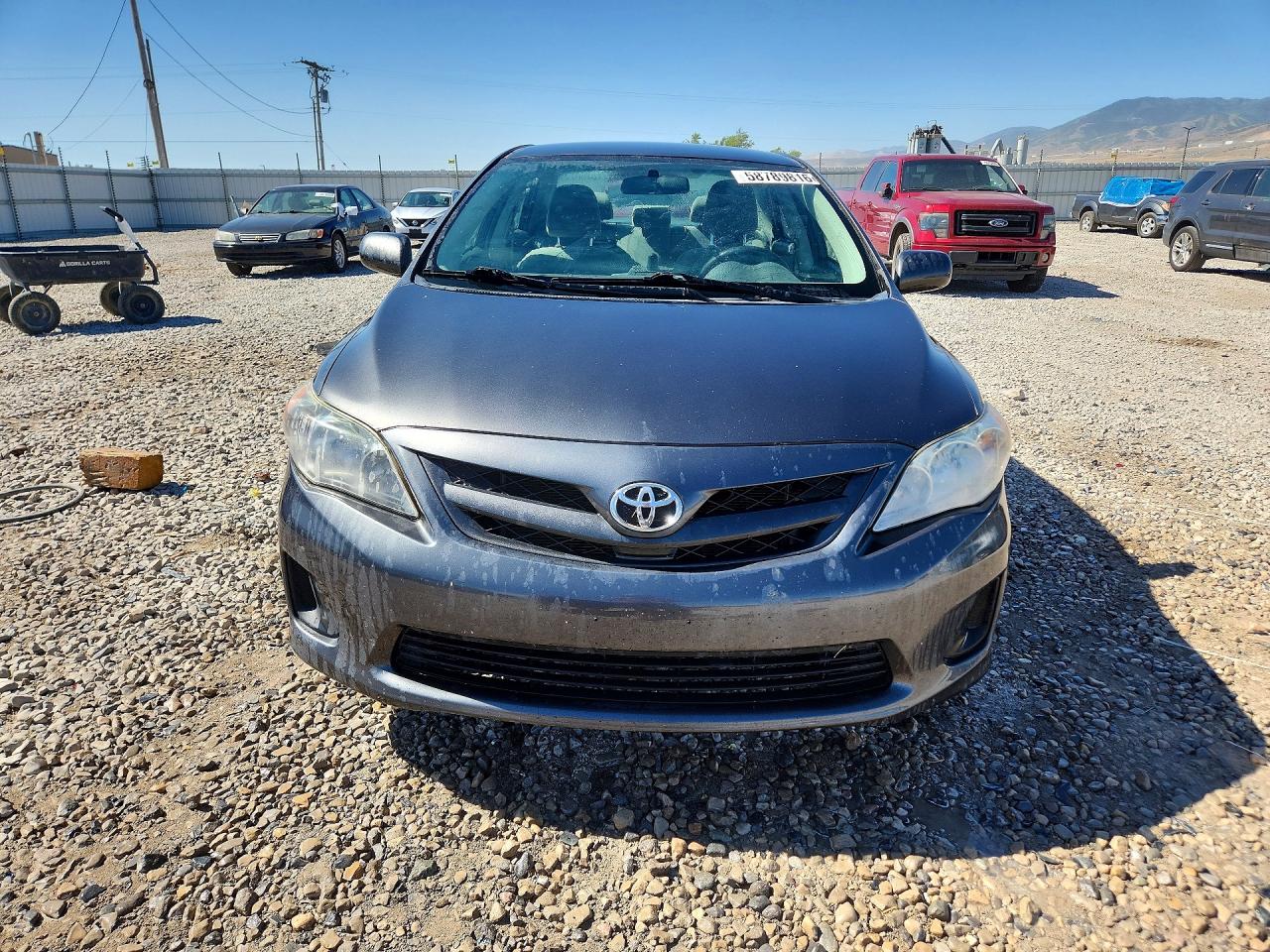 2012 Toyota Corolla Le Gray vin: 2T1BU4EE0CC789883