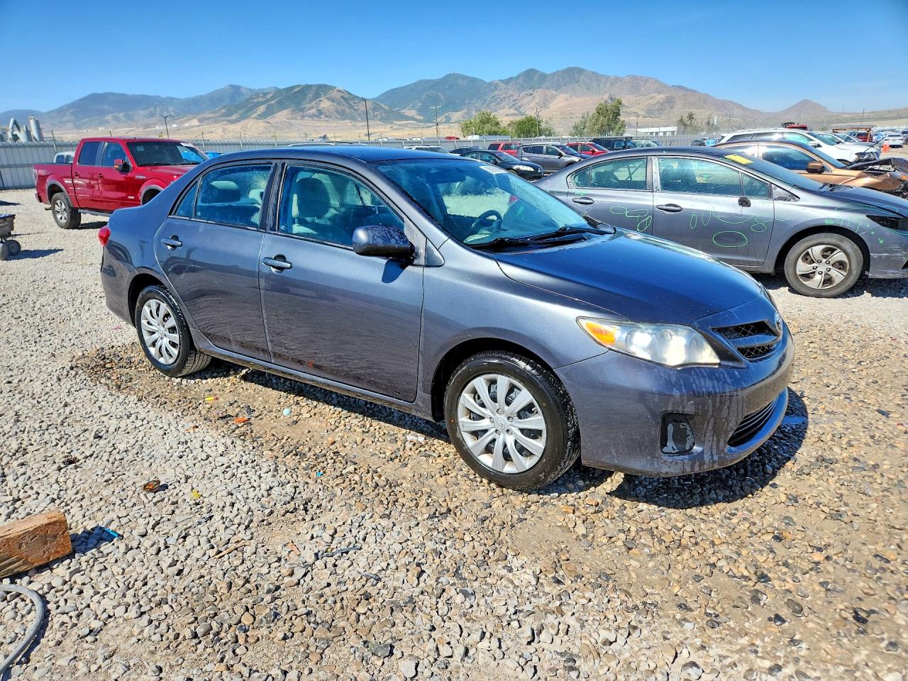 2012 Toyota Corolla Le Gray vin: 2T1BU4EE0CC789883