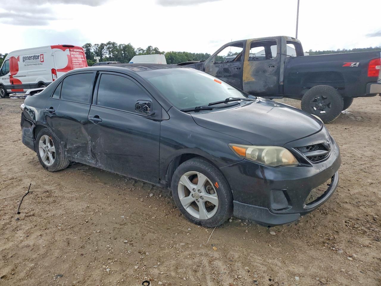 2012 Toyota Corolla S Черный vin: 2T1BU4EE0CC793853