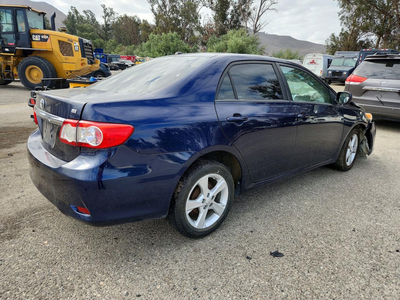 2012 Toyota Corolla Le Blue vin: 2T1BU4EE0CC799507