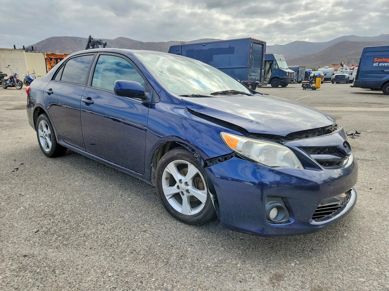 2012 Toyota Corolla Le Blue vin: 2T1BU4EE0CC799507