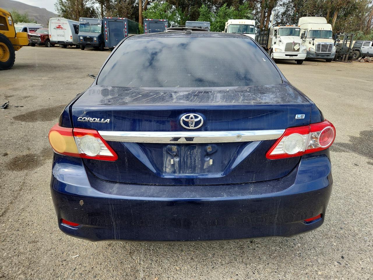 2012 Toyota Corolla Le Blue vin: 2T1BU4EE0CC799507
