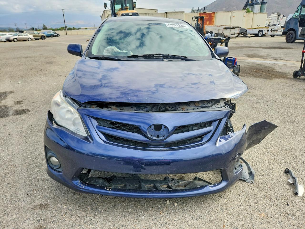 2012 Toyota Corolla Le Blue vin: 2T1BU4EE0CC799507