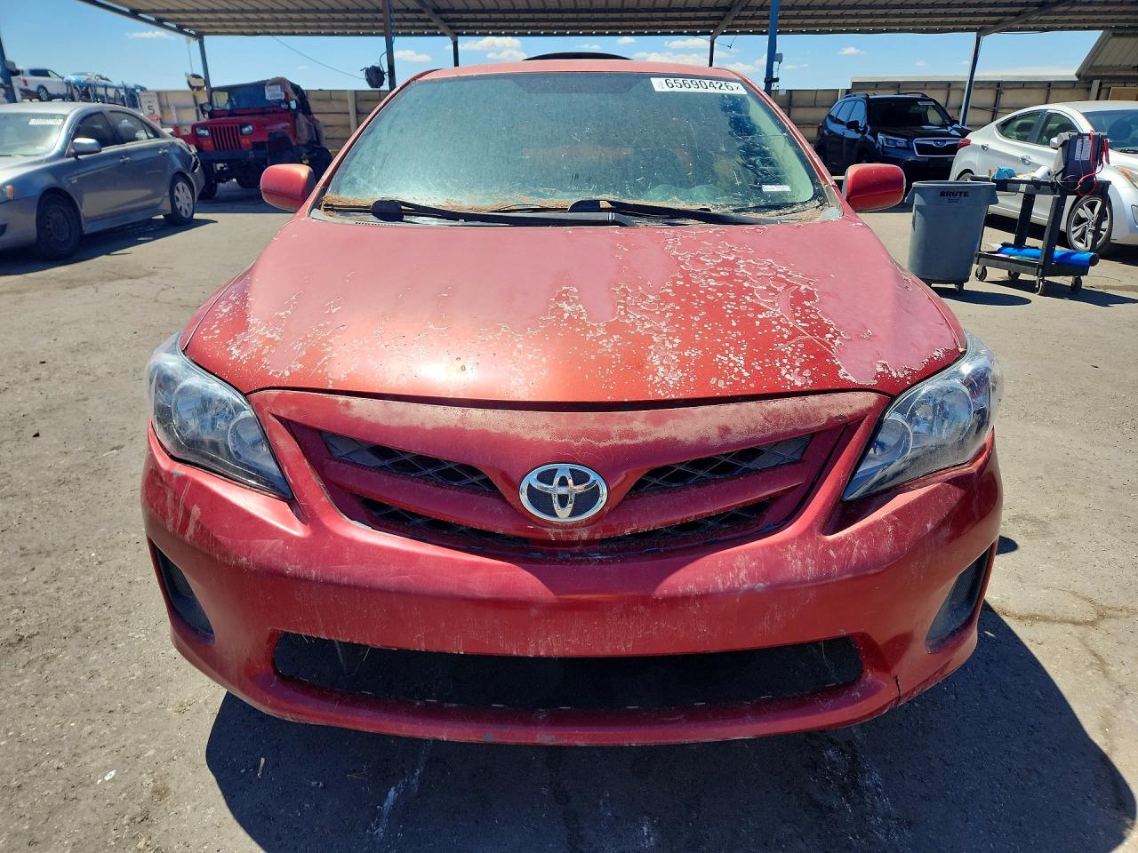 2012 Toyota Corolla Le Red vin: 2T1BU4EE0CC817925