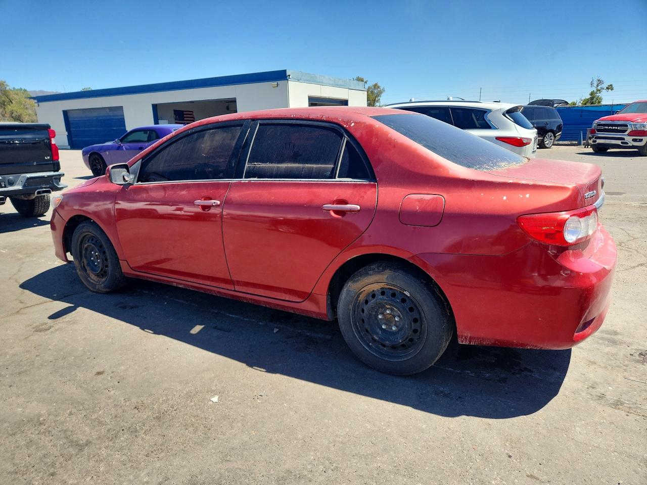 2012 Toyota Corolla Le Red vin: 2T1BU4EE0CC817925