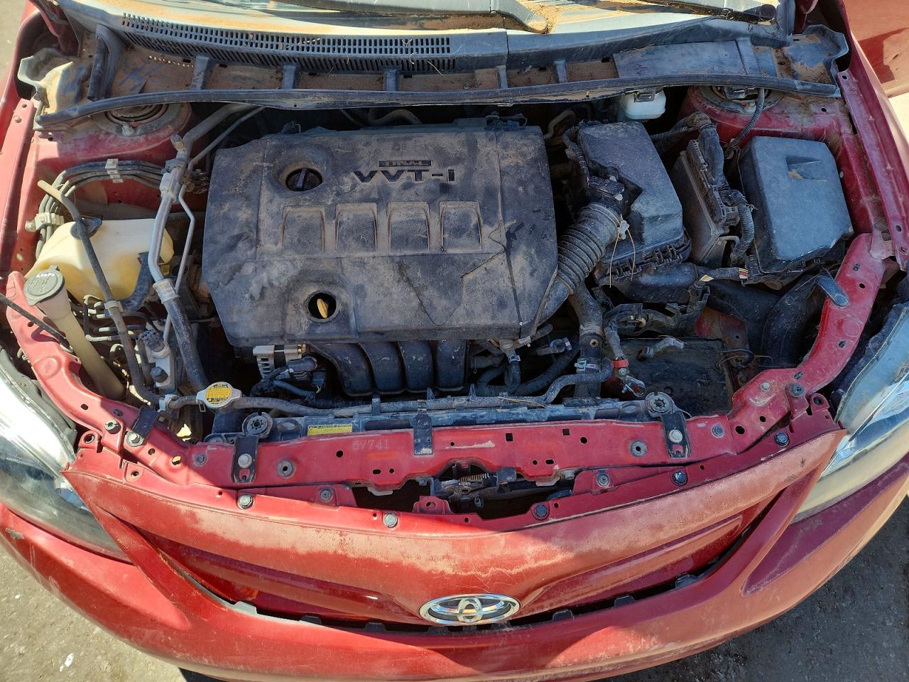 2012 Toyota Corolla Le Red vin: 2T1BU4EE0CC817925