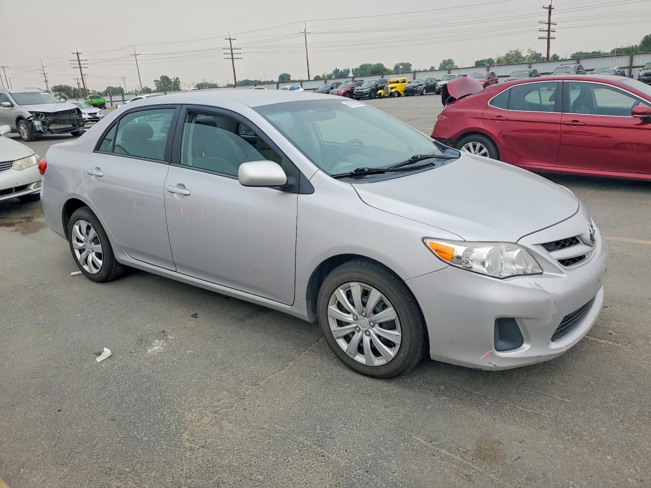 2012 Toyota Corolla Le Silver vin: 2T1BU4EE0CC826401