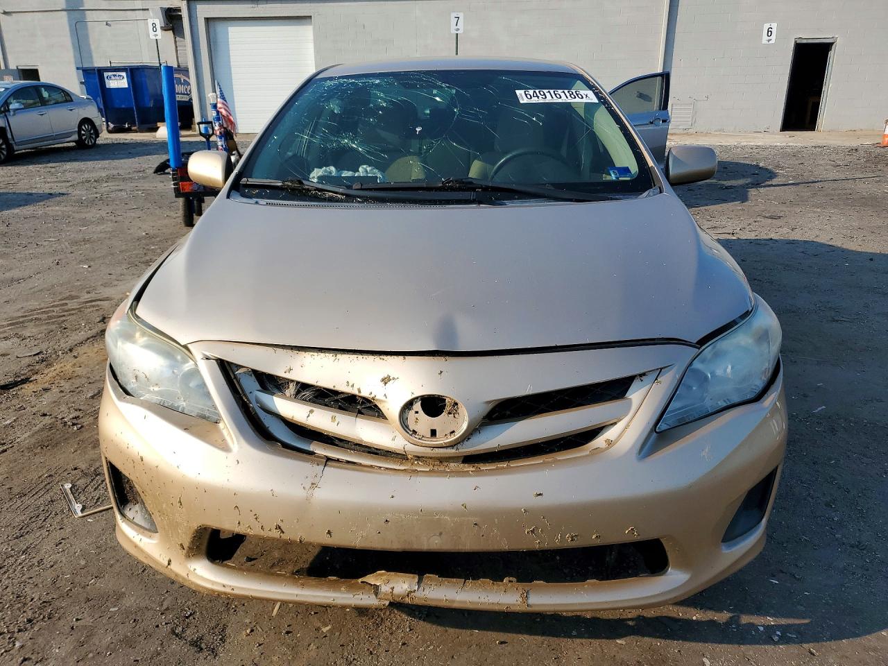 2012 Toyota Corolla Le Beige vin: 2T1BU4EE0CC840072