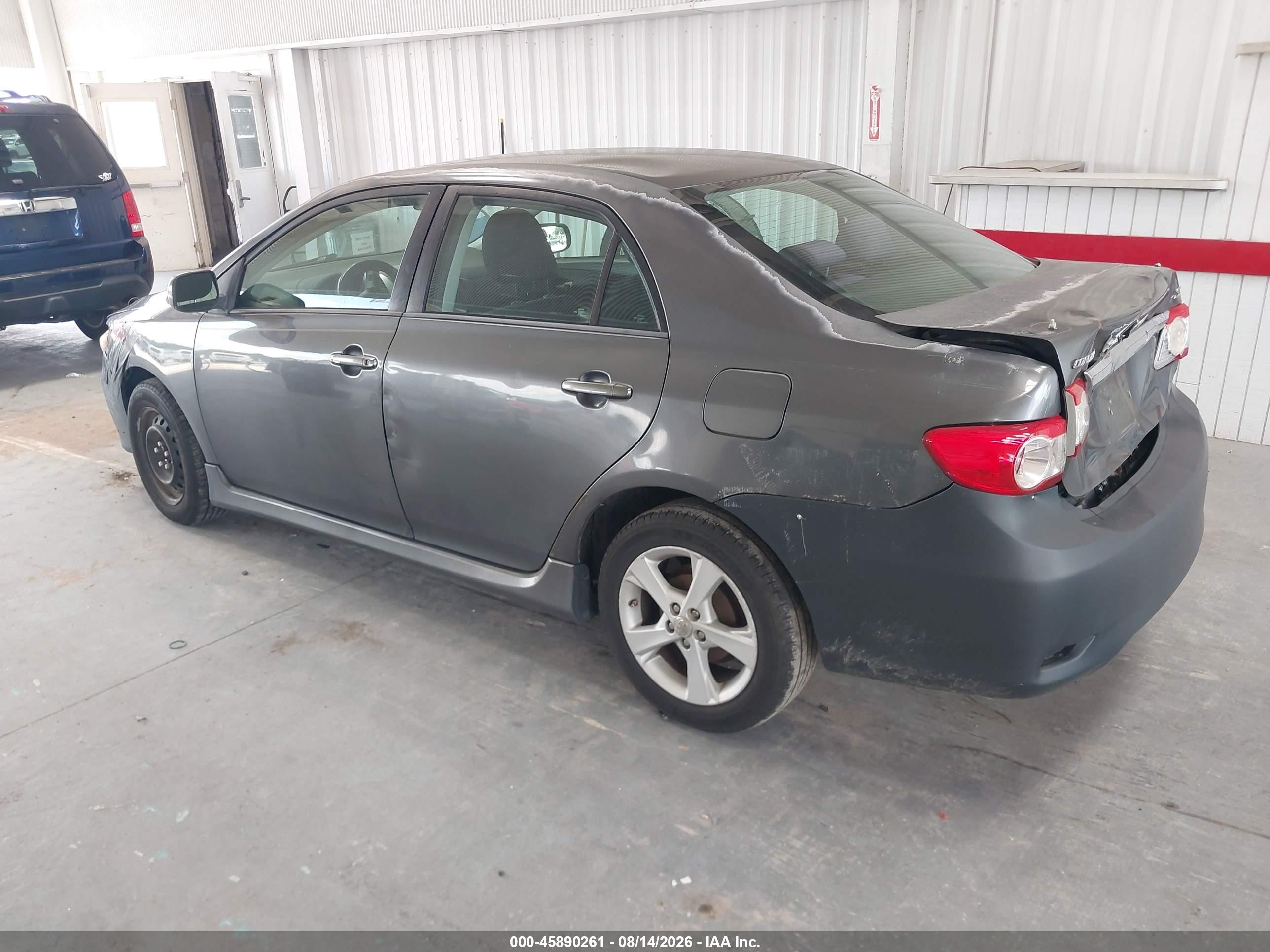 2012 Toyota Corolla S Gray vin: 2T1BU4EE0CC860080