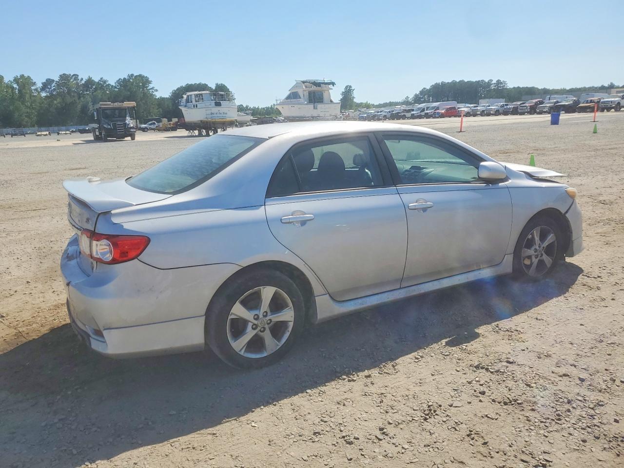 2012 Toyota Corolla S Silver vin: 2T1BU4EE0CC863349