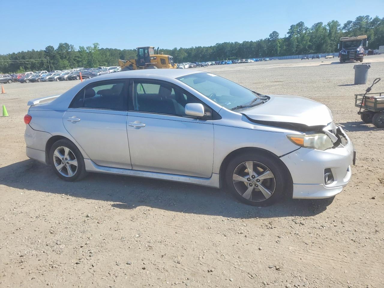 2012 Toyota Corolla S Silver vin: 2T1BU4EE0CC863349