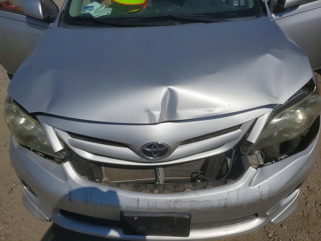2012 Toyota Corolla S Silver vin: 2T1BU4EE0CC863349