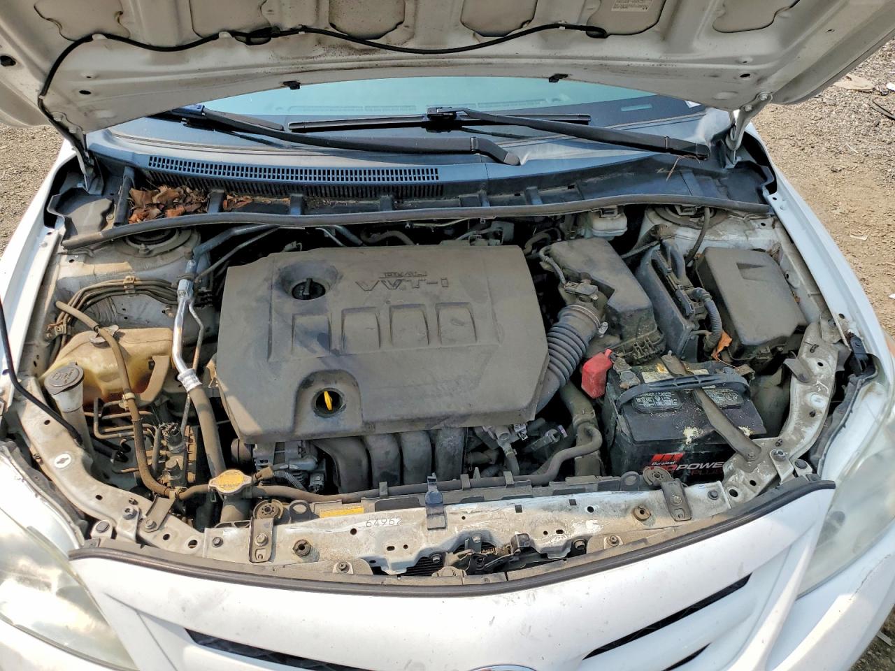 2012 Toyota Corolla Le White vin: 2T1BU4EE0CC874237