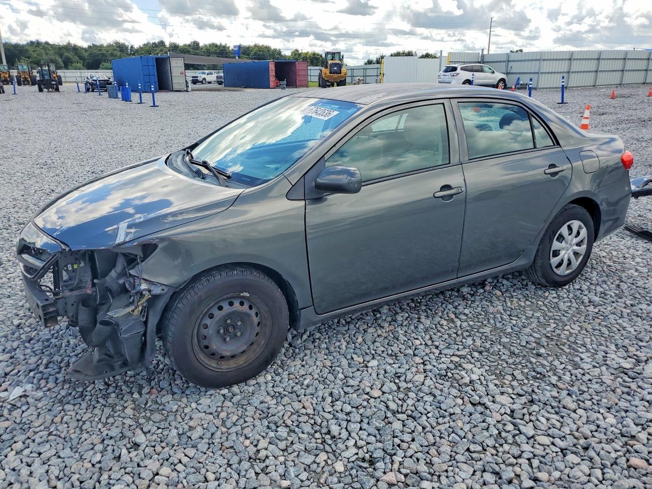 2012 Toyota Corolla L Серый vin: 2T1BU4EE0CC877462