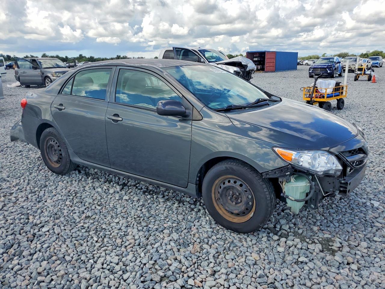 2012 Toyota Corolla L Gray vin: 2T1BU4EE0CC877462