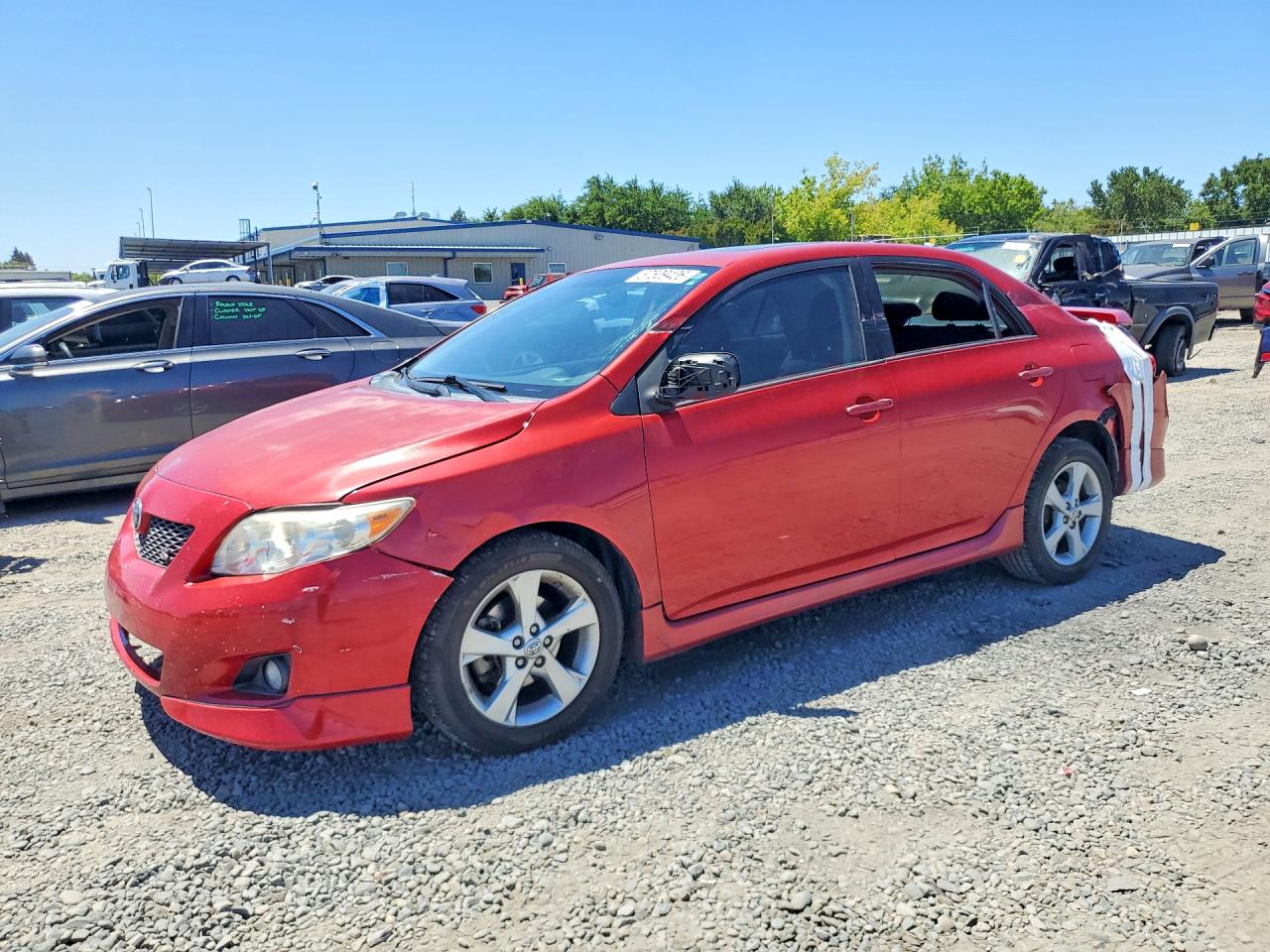2012 Toyota Corolla S Red vin: 2T1BU4EE0CC885741