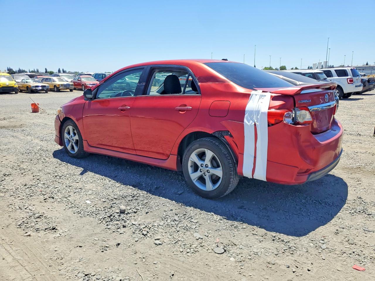 2012 Toyota Corolla S Red vin: 2T1BU4EE0CC885741
