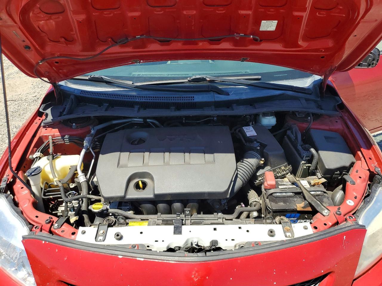2012 Toyota Corolla S Red vin: 2T1BU4EE0CC885741