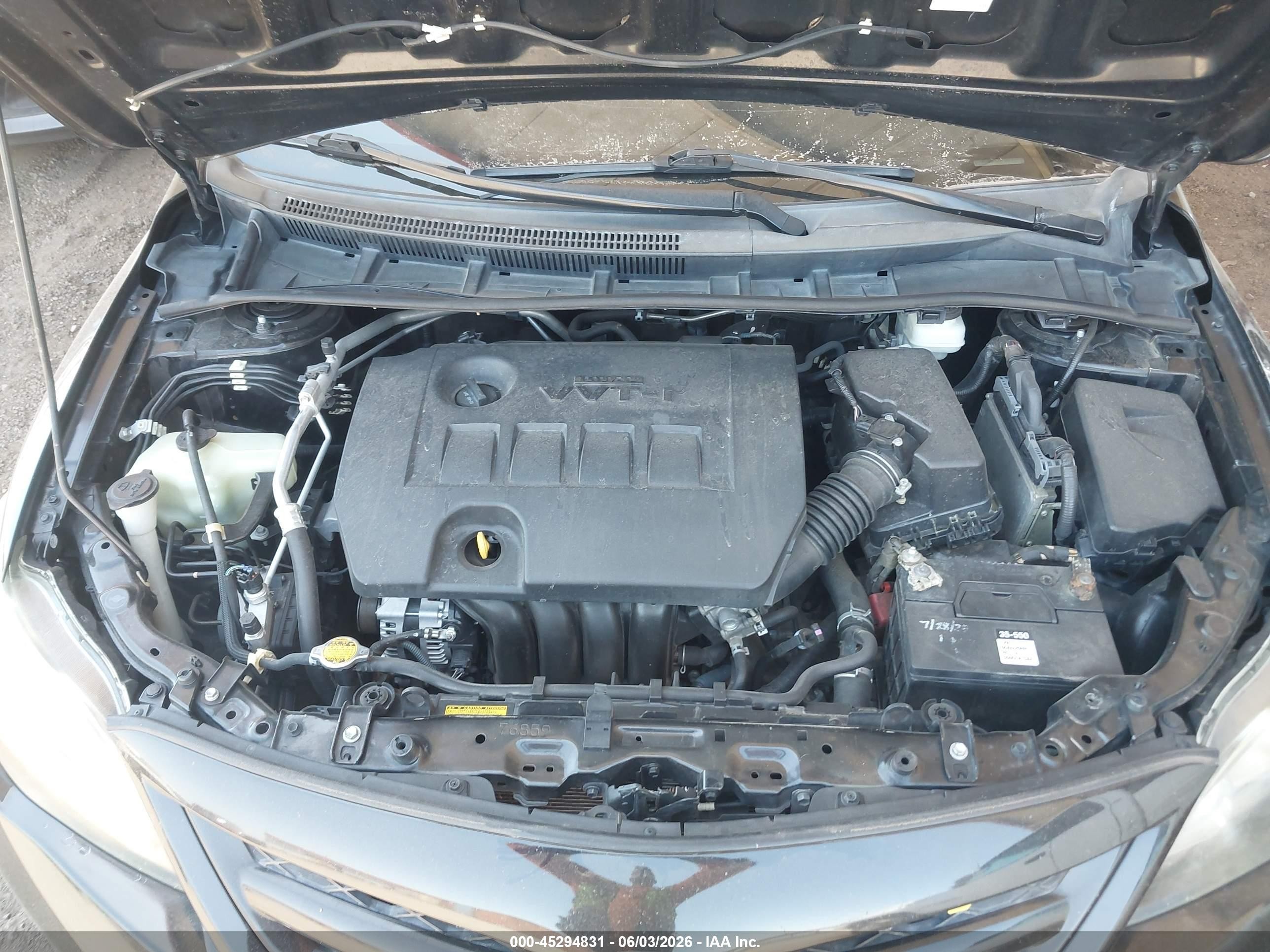 2012 Toyota Corolla S Black vin: 2T1BU4EE0CC885996
