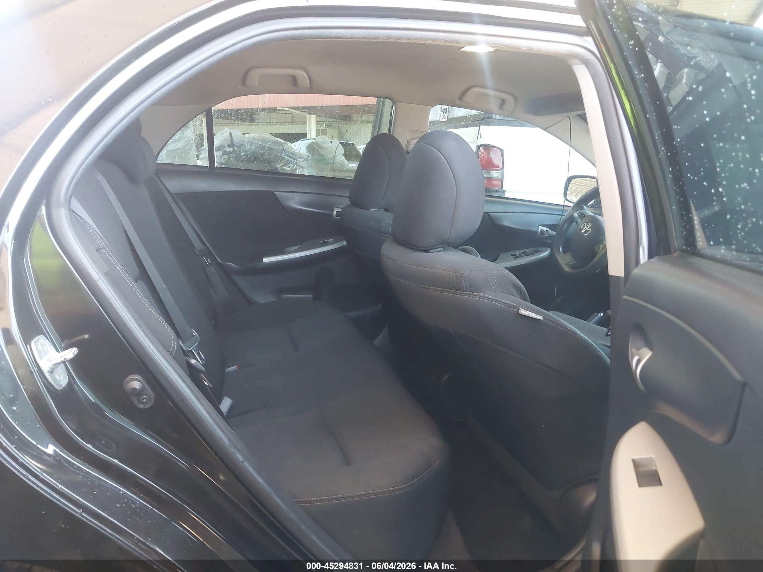 2012 Toyota Corolla S Black vin: 2T1BU4EE0CC885996