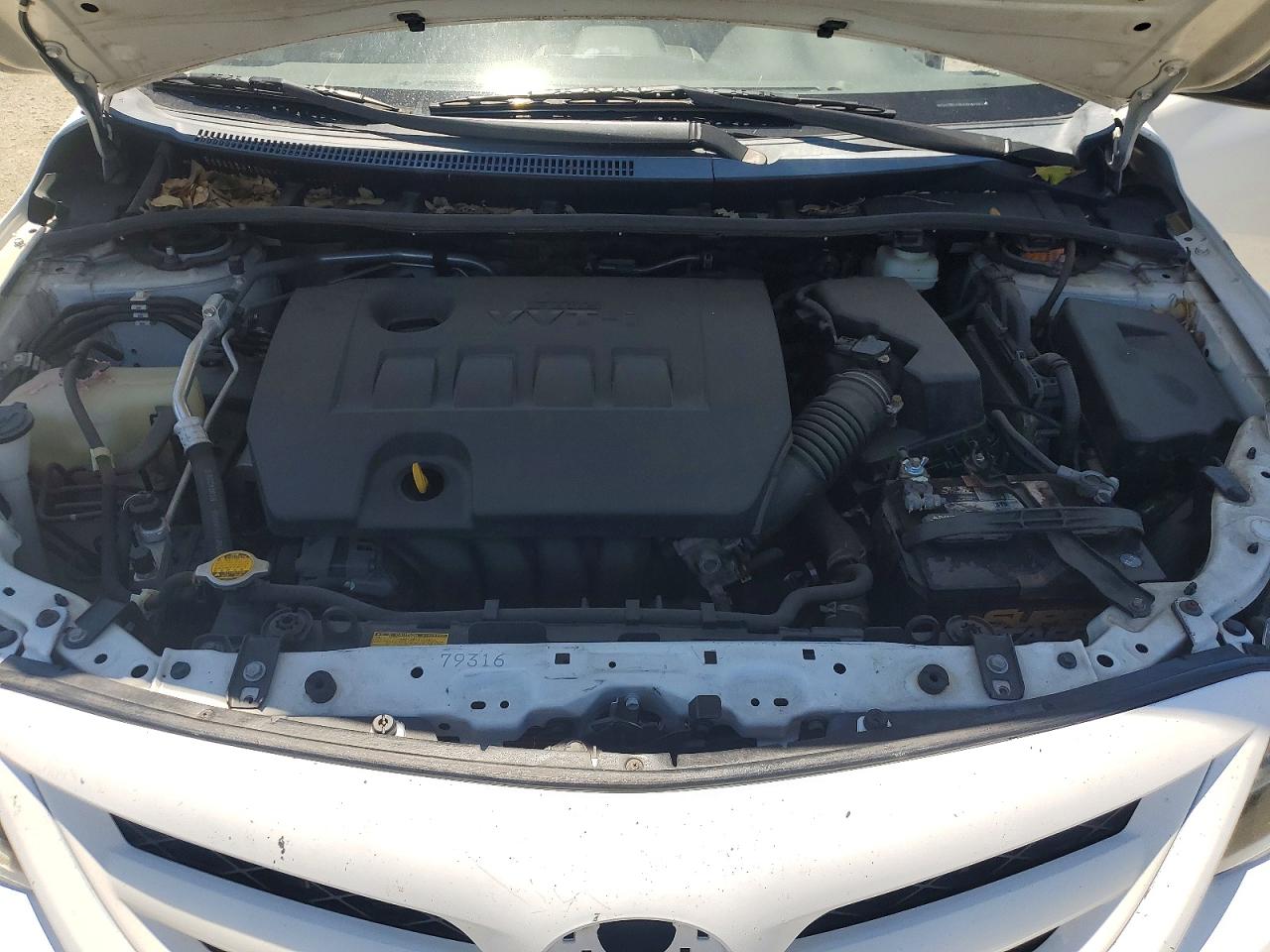 2012 Toyota Corolla Le White vin: 2T1BU4EE0CC888428
