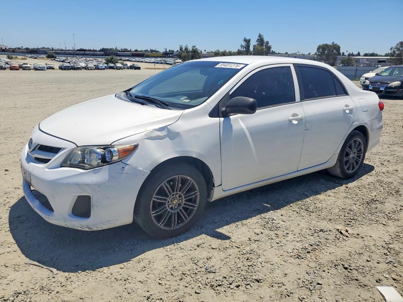2012 Toyota Corolla Le White vin: 2T1BU4EE0CC888428