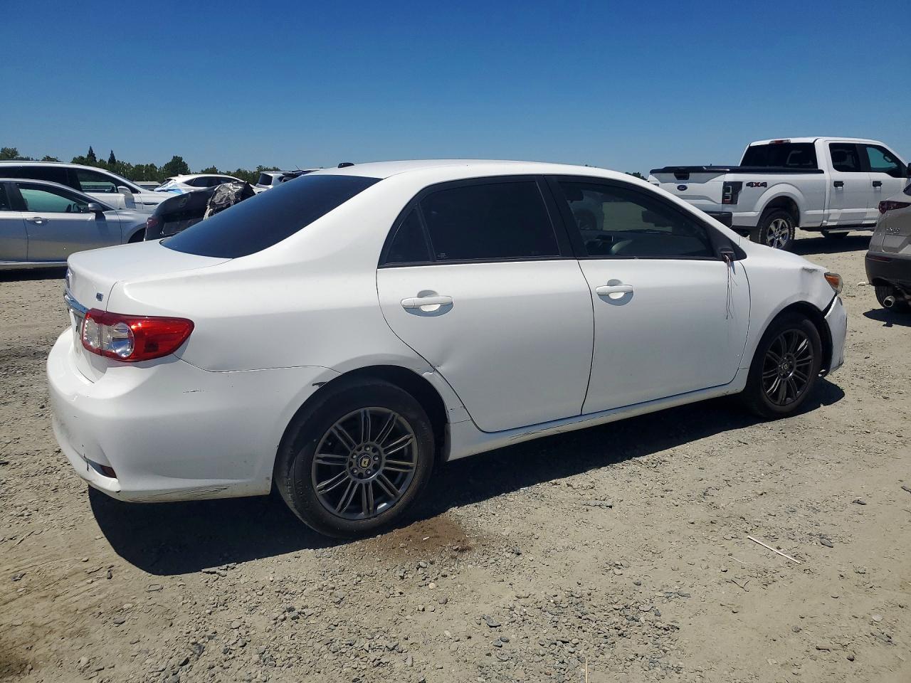2012 Toyota Corolla Le White vin: 2T1BU4EE0CC888428