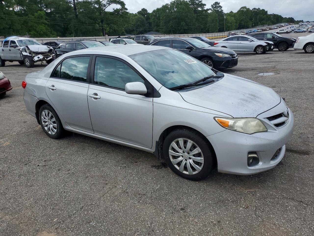 2012 Toyota Corolla Le Silver vin: 2T1BU4EE0CC889210