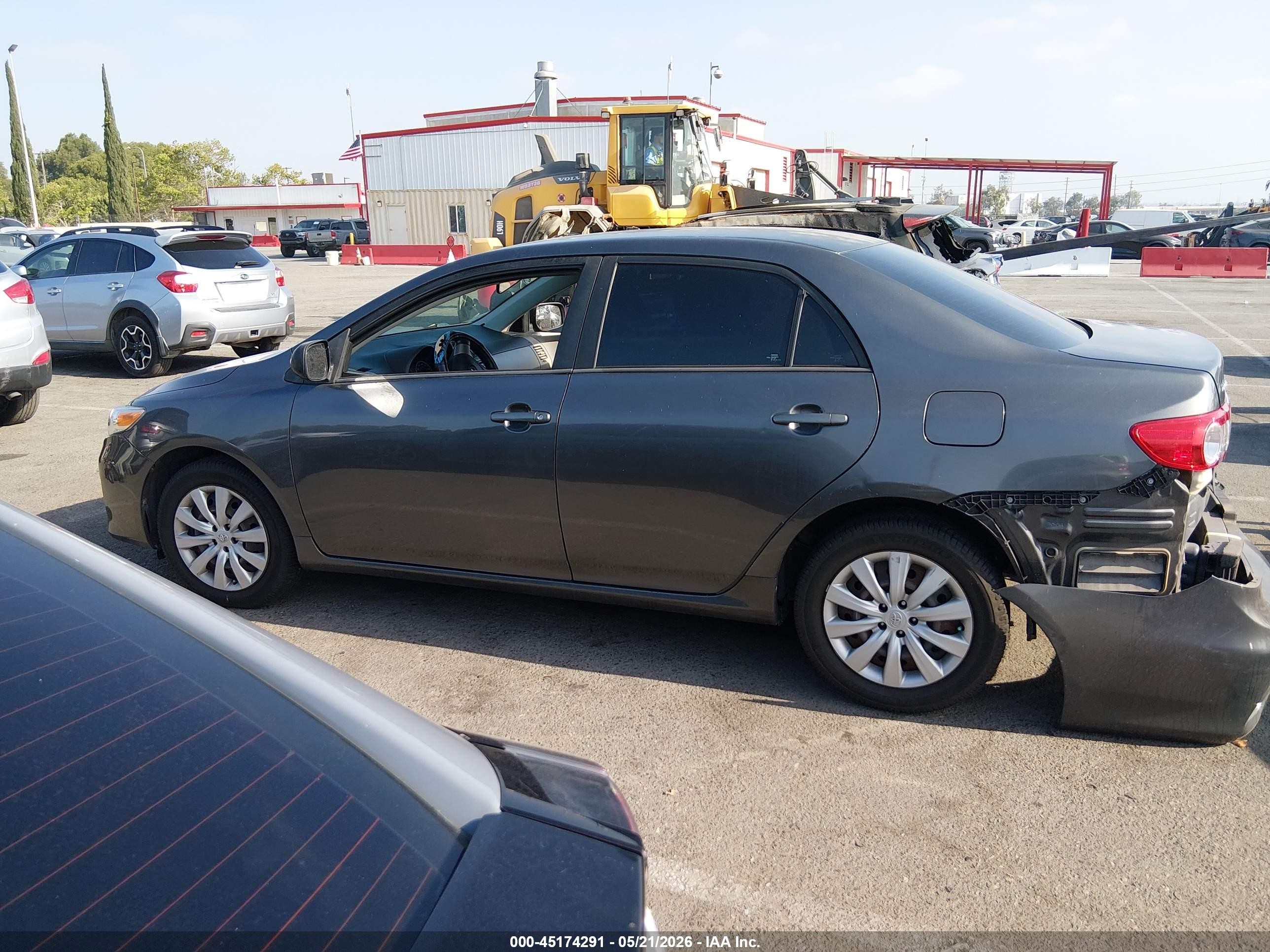 2012 Toyota Corolla Le Gray vin: 2T1BU4EE0CC891412