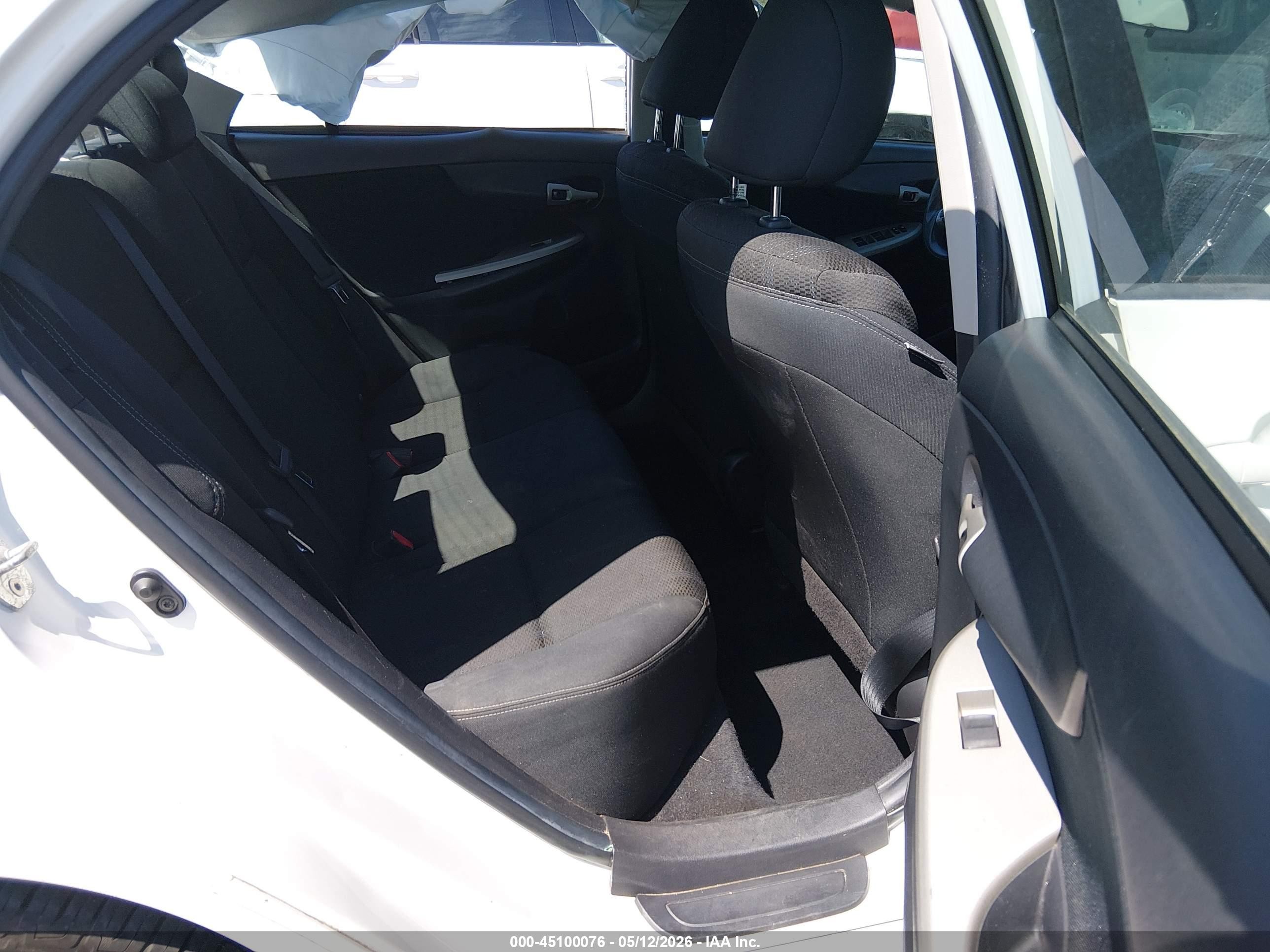 2012 Toyota Corolla S White vin: 2T1BU4EE0CC900545