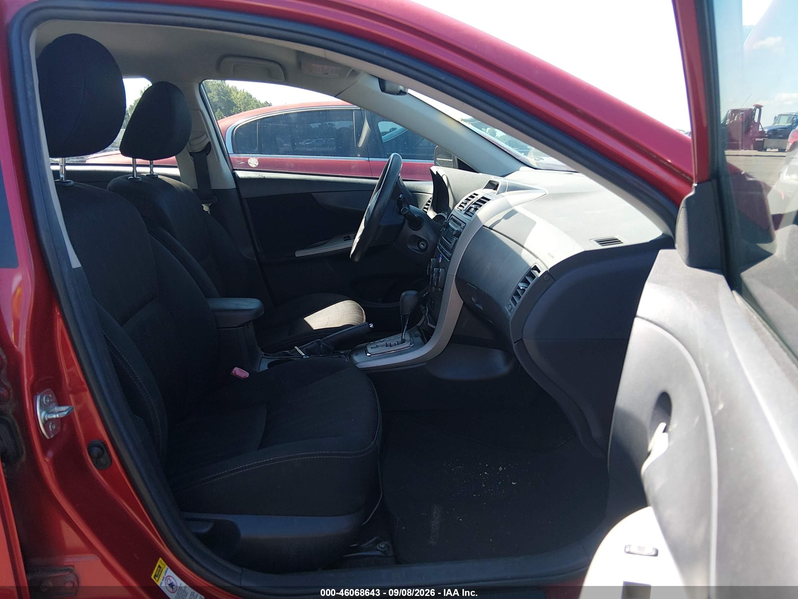 2012 Toyota Corolla S Red vin: 2T1BU4EE0CC906166