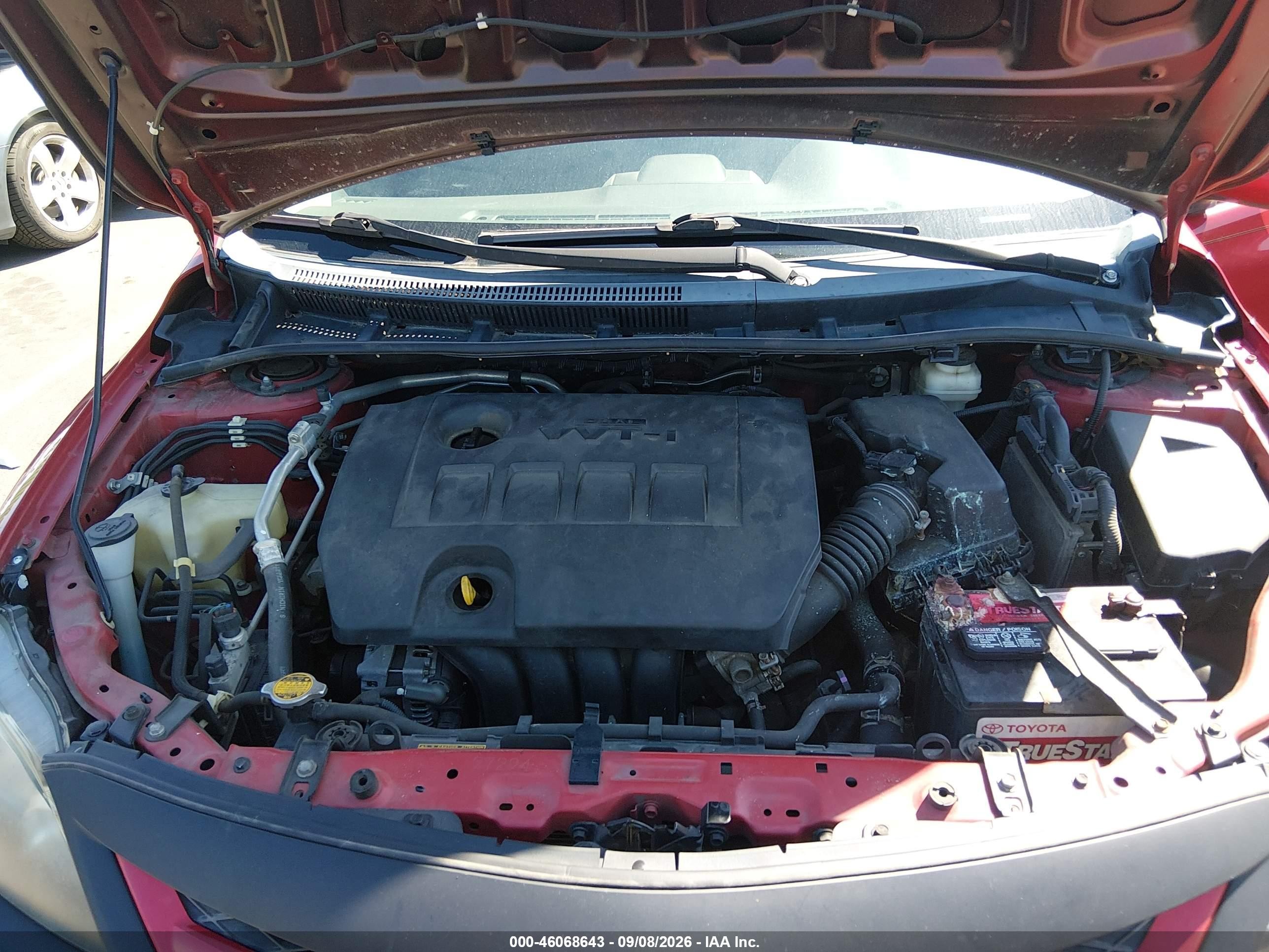 2012 Toyota Corolla S Red vin: 2T1BU4EE0CC906166