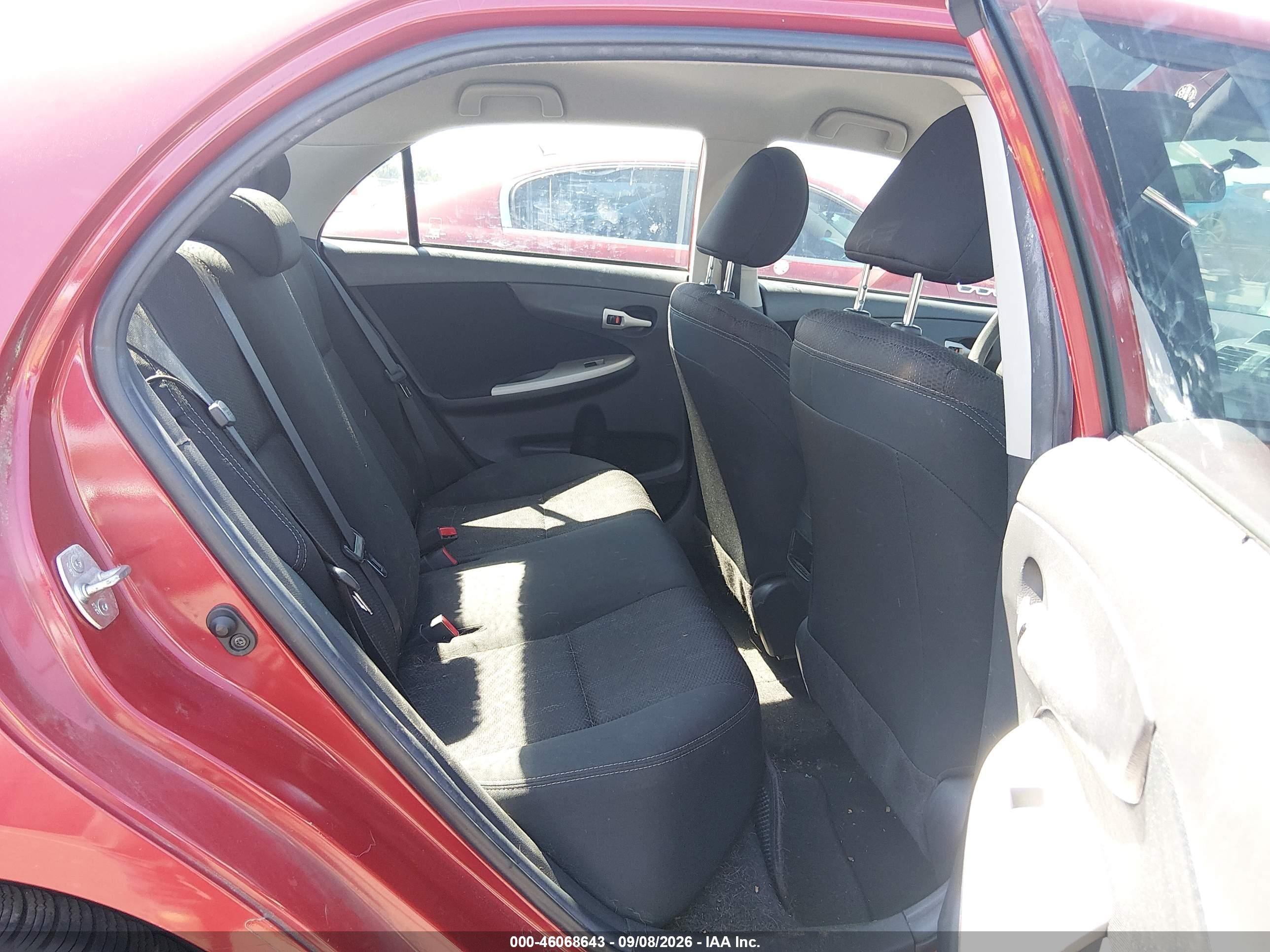 2012 Toyota Corolla S Red vin: 2T1BU4EE0CC906166