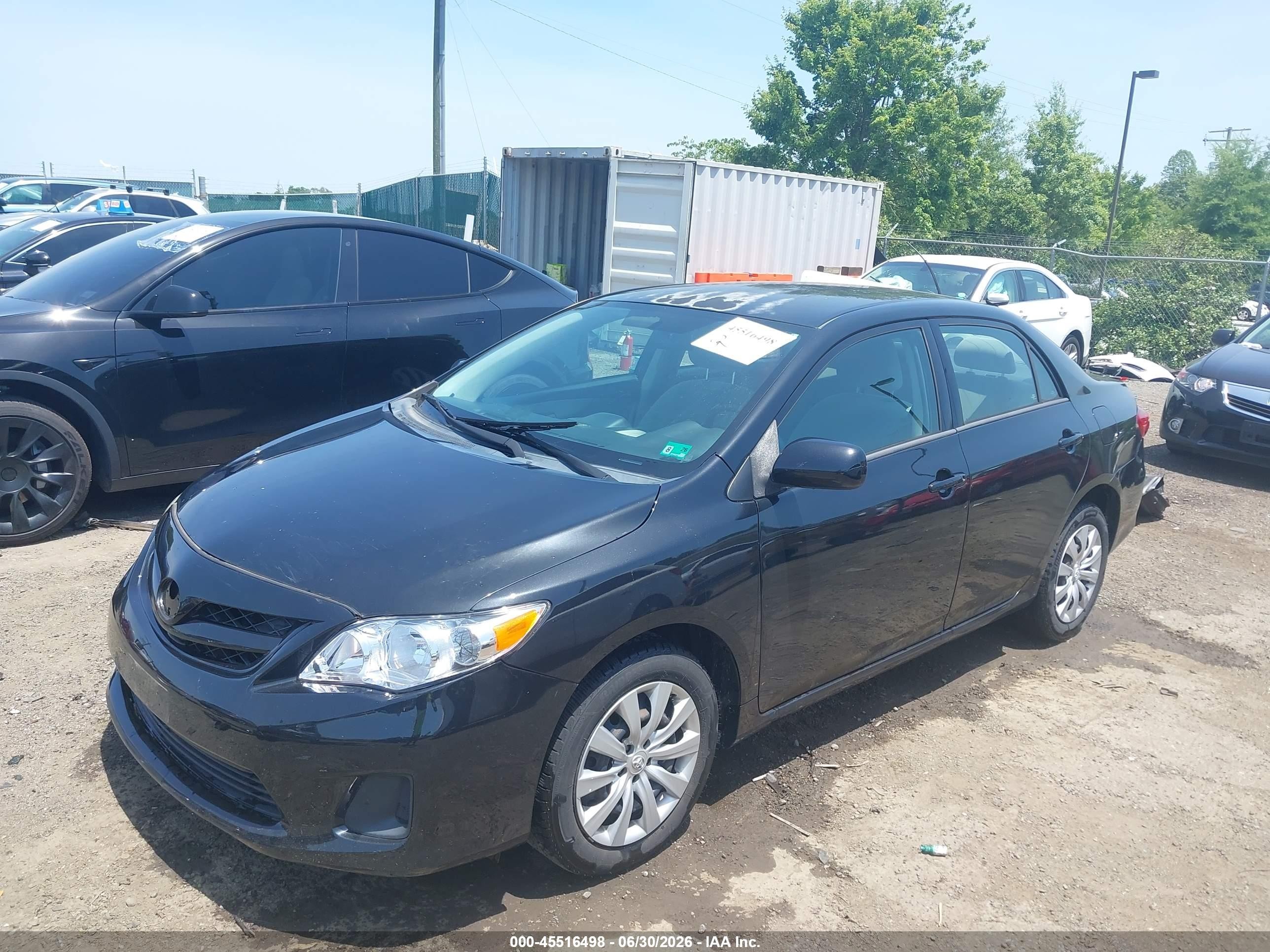 2012 Toyota Corolla Le Black vin: 2T1BU4EE0CC908905