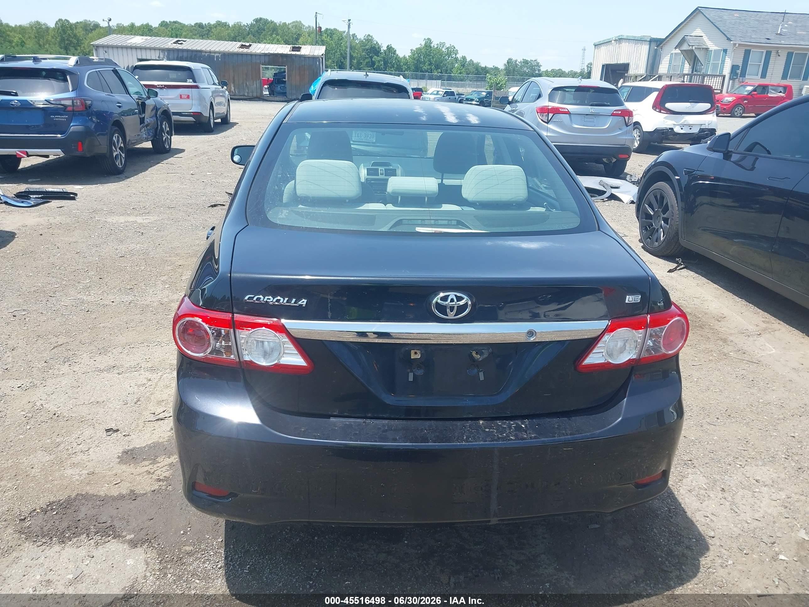 2012 Toyota Corolla Le Black vin: 2T1BU4EE0CC908905