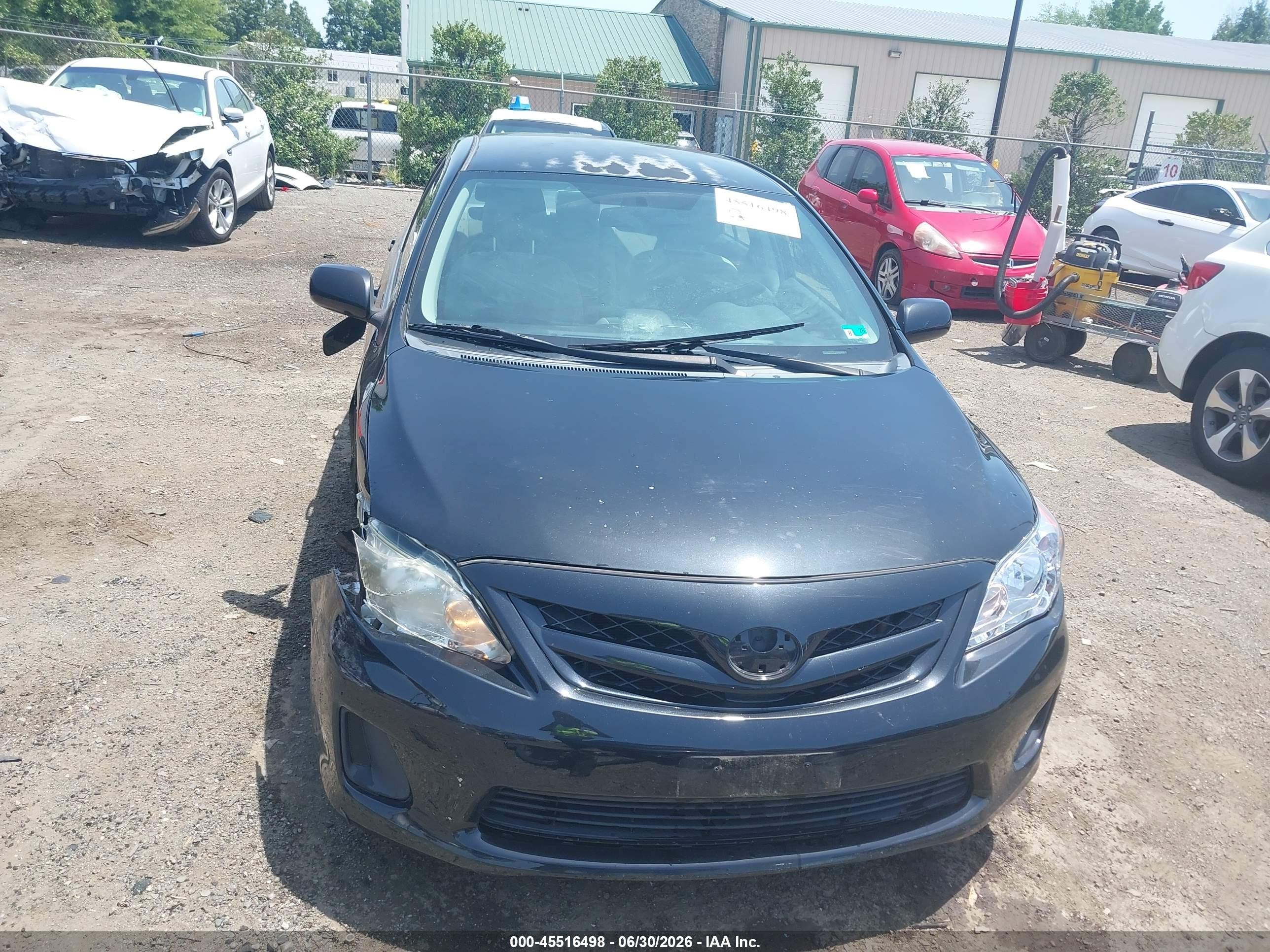 2012 Toyota Corolla Le Black vin: 2T1BU4EE0CC908905