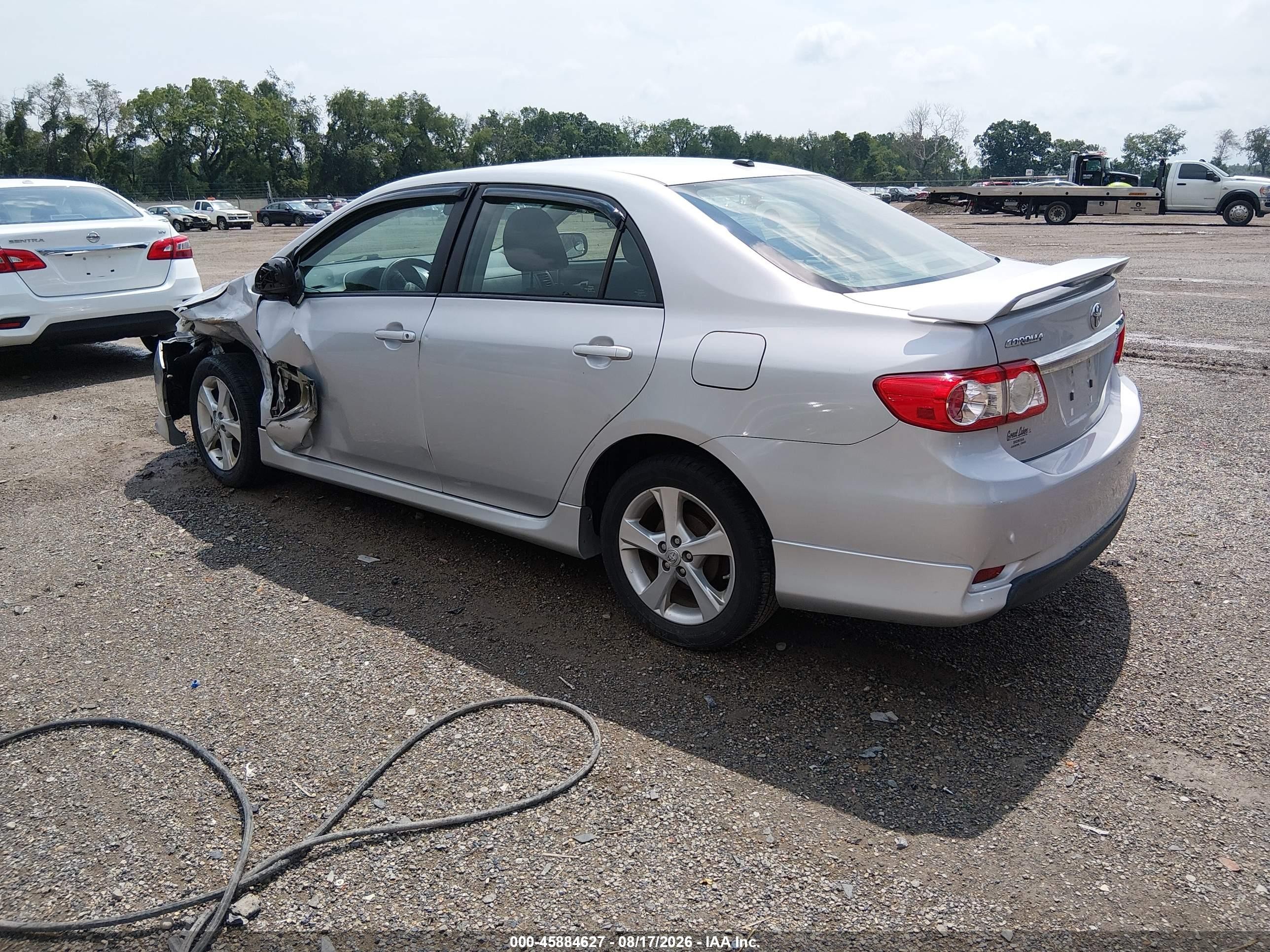 2012 Toyota Corolla S Серебряный vin: 2T1BU4EE0CC912226