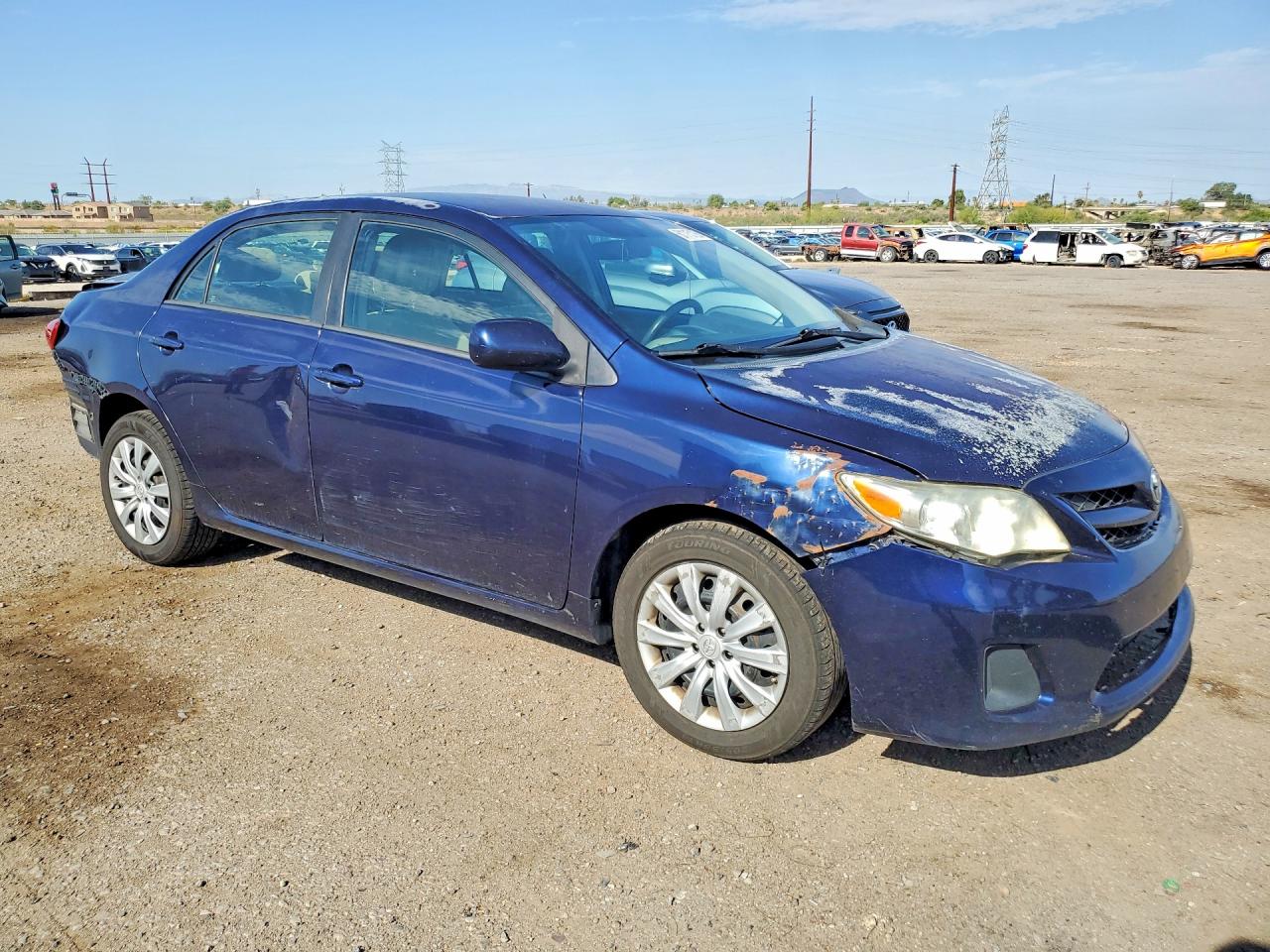 2012 Toyota Corolla Le Blue vin: 2T1BU4EE0CC914929