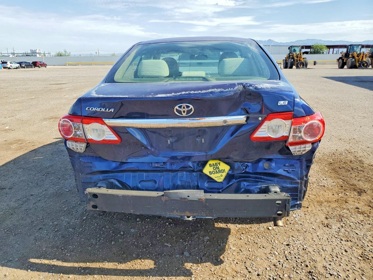 2012 Toyota Corolla Le Blue vin: 2T1BU4EE0CC914929